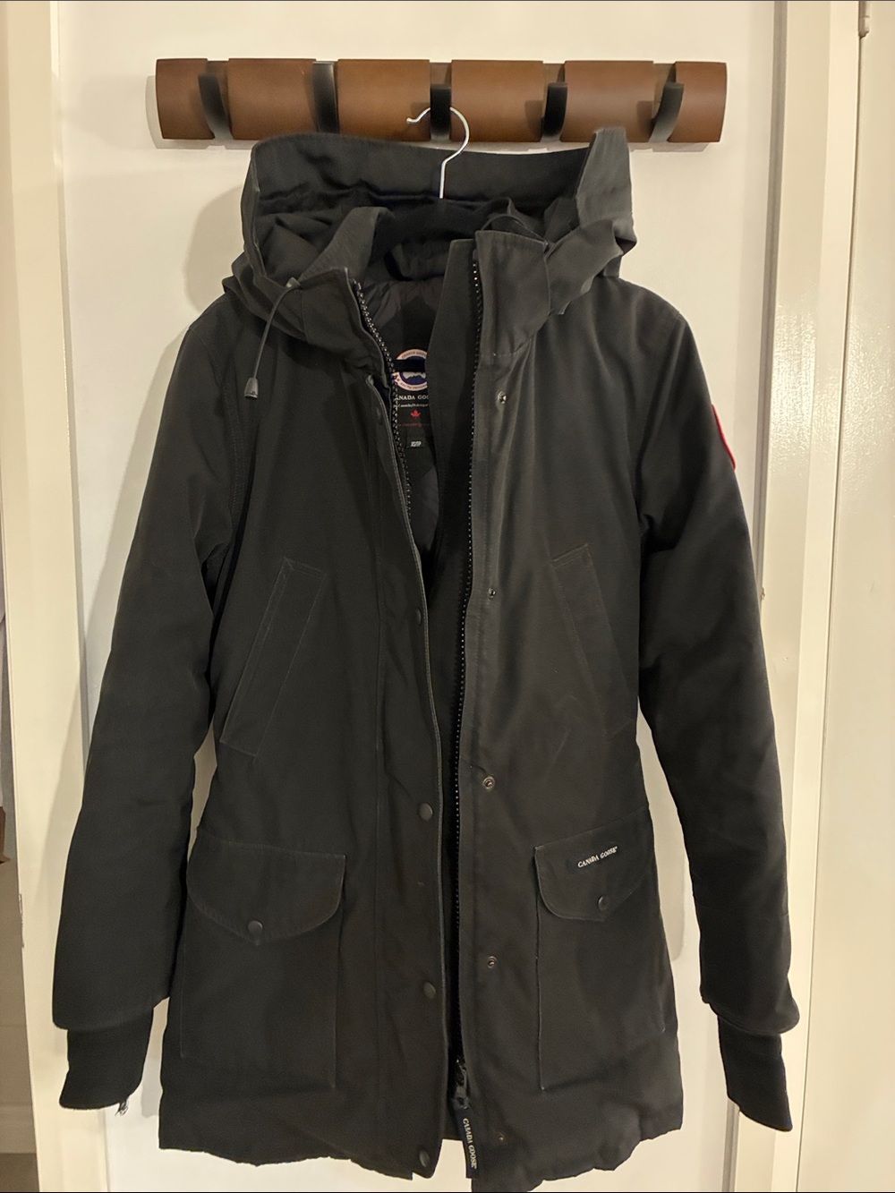 Canada Goose Black Parka Jacket